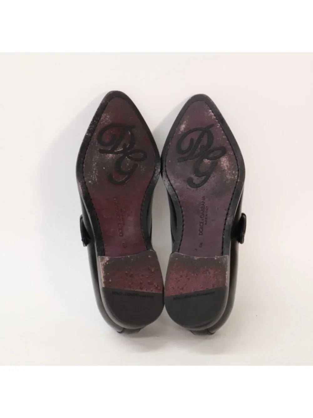 Dolce & Gabbana Silver Buckle Single Monk Dress Shoes